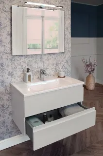 Тумба под раковину Jacob Delafon Madeleine EB2053-J55 80 см светло-серый матовый